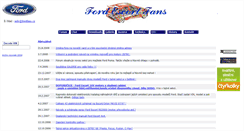 Desktop Screenshot of fordfans.cz